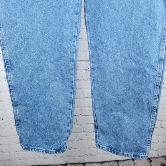 NWT Rustler By Wrangler Blue Heavyweight Denim Straight Leg Jeans Size (44x32) - Picture 8 of 13